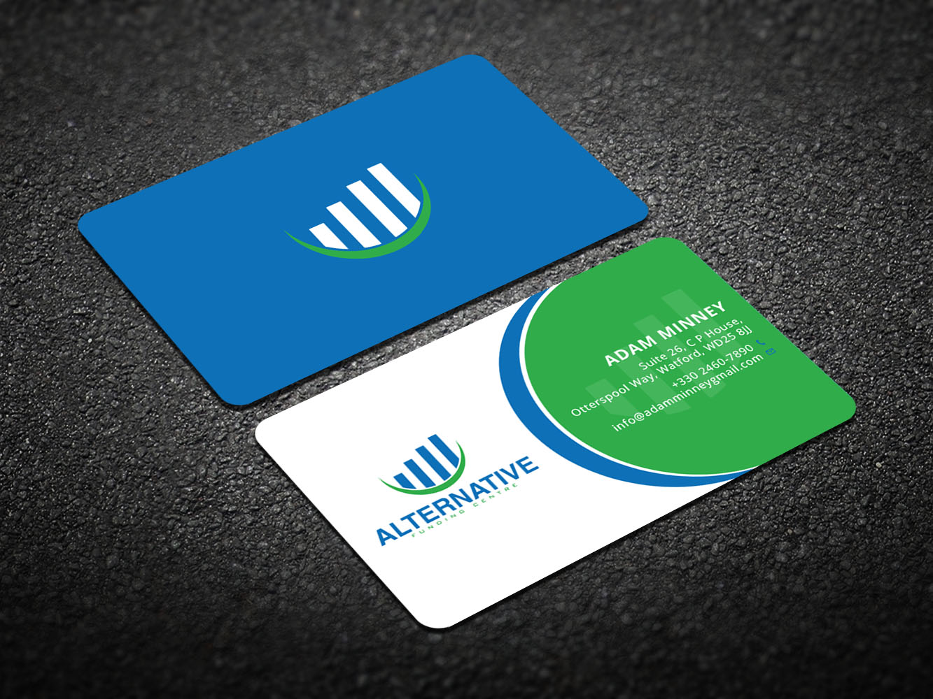 Business Card Design by Verified artistry (Design garden) for Alternative Funding Centre | Design #10523848