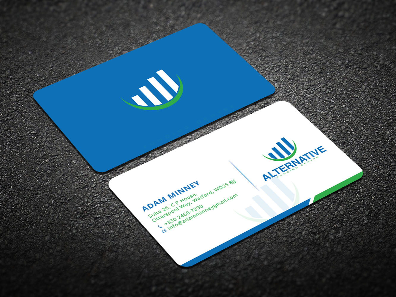 Diseño de Tarjeta de Presentación por Verified artistry para Alternative Funding Centre | Diseño #10523851