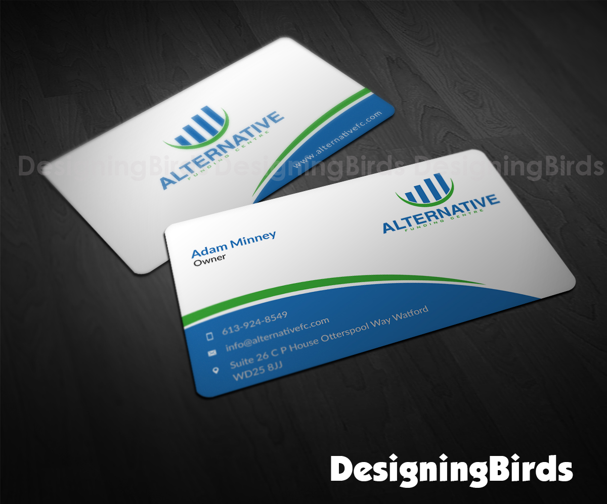 Diseño de Tarjeta de Presentación por Designing Birds para Alternative Funding Centre | Diseño #10525765