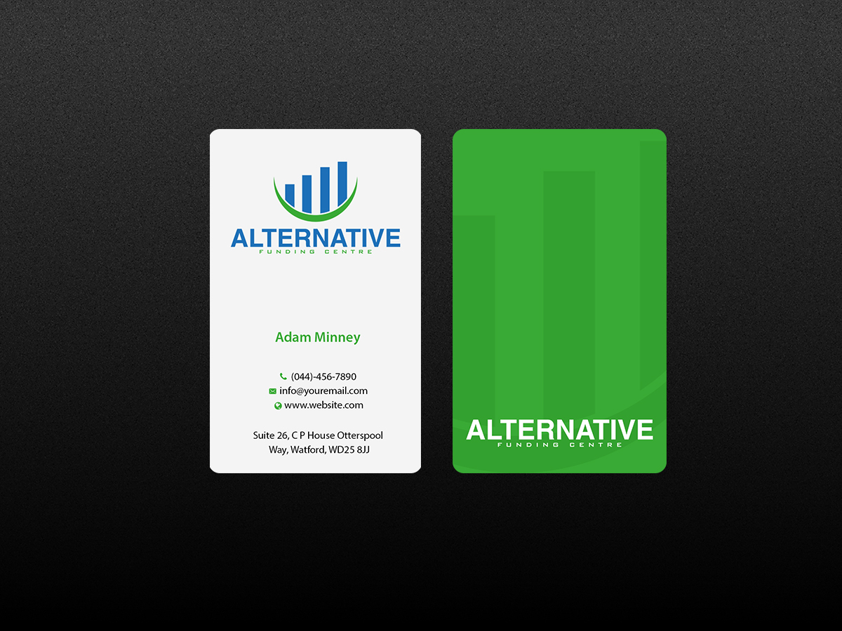 Diseño de Tarjeta de Presentación por Creations Box 2015 para Alternative Funding Centre | Diseño #10522449