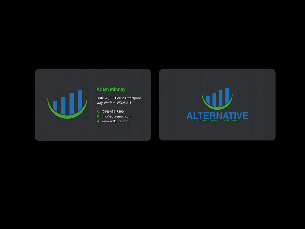 Diseño de Tarjeta de Presentación por Creations Box 2015 para Alternative Funding Centre | Diseño #10522451