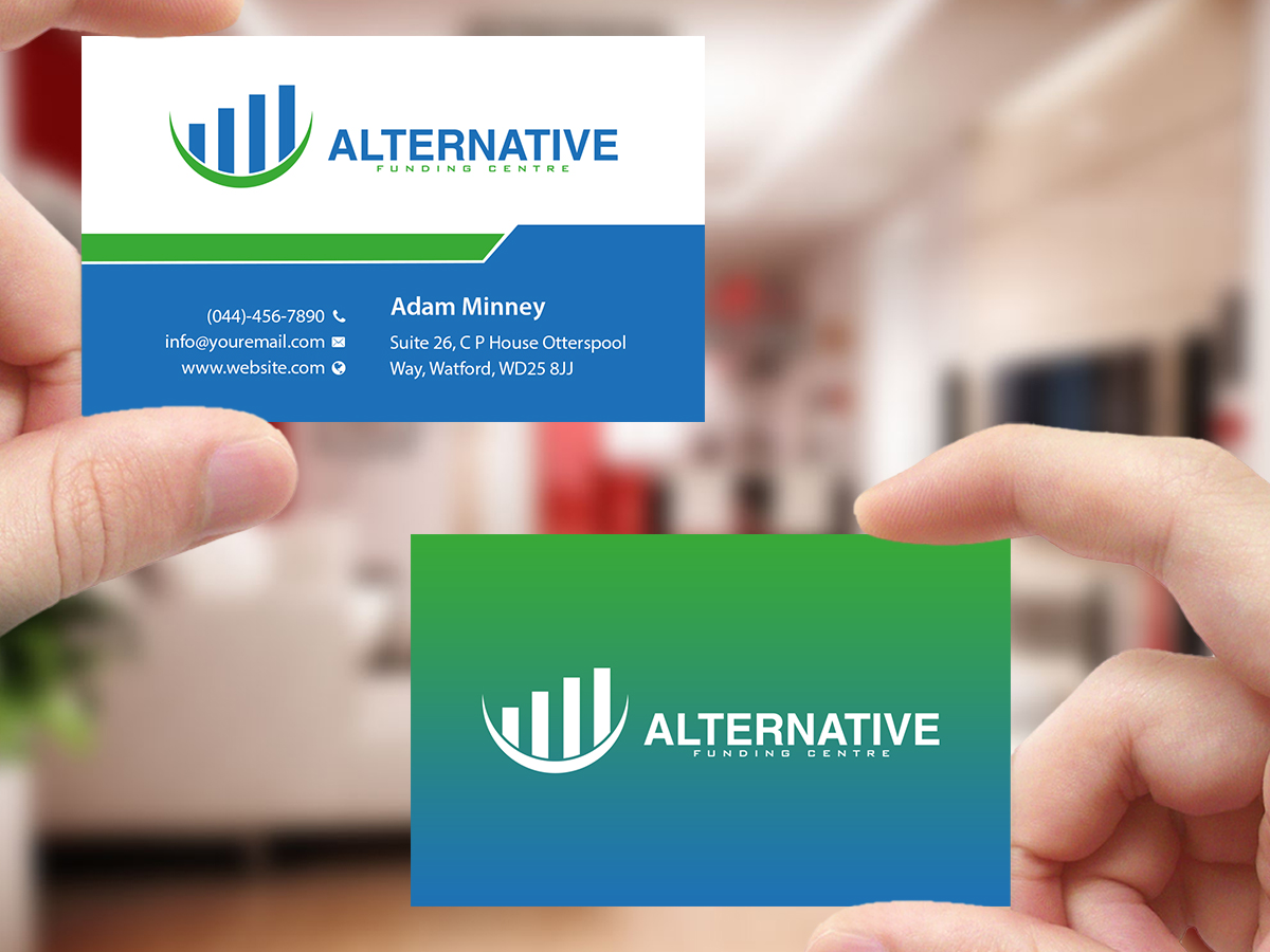 Diseño de Tarjeta de Presentación por Creations Box 2015 para Alternative Funding Centre | Diseño #10522475