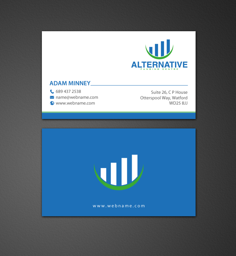 Business Card Design by chandrayaan.creative for Alternative Funding Centre | Design #10520603