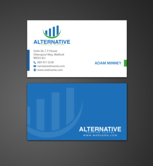 Business Card Design by chandrayaan.creative for Alternative Funding Centre | Design: #10520604