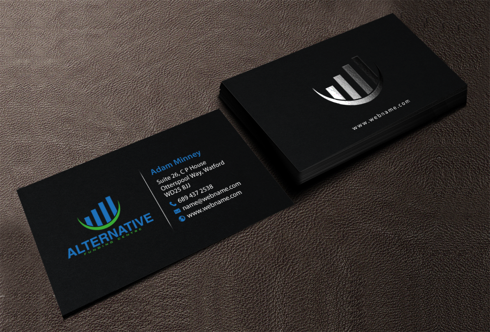 Diseño de Tarjeta de Presentación por chandrayaan.creative para Alternative Funding Centre | Diseño #10528574