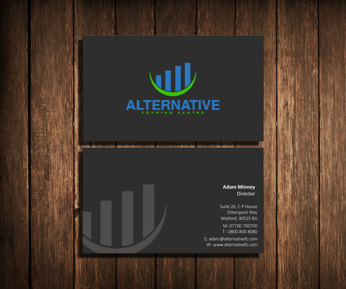 Diseño de Tarjeta de Presentación por DZINO para Alternative Funding Centre | Diseño #10518468