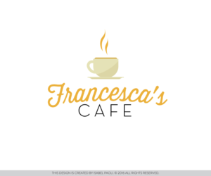 Logo Design by isabel paoli for Francesca's Cafe | Design: #10513837