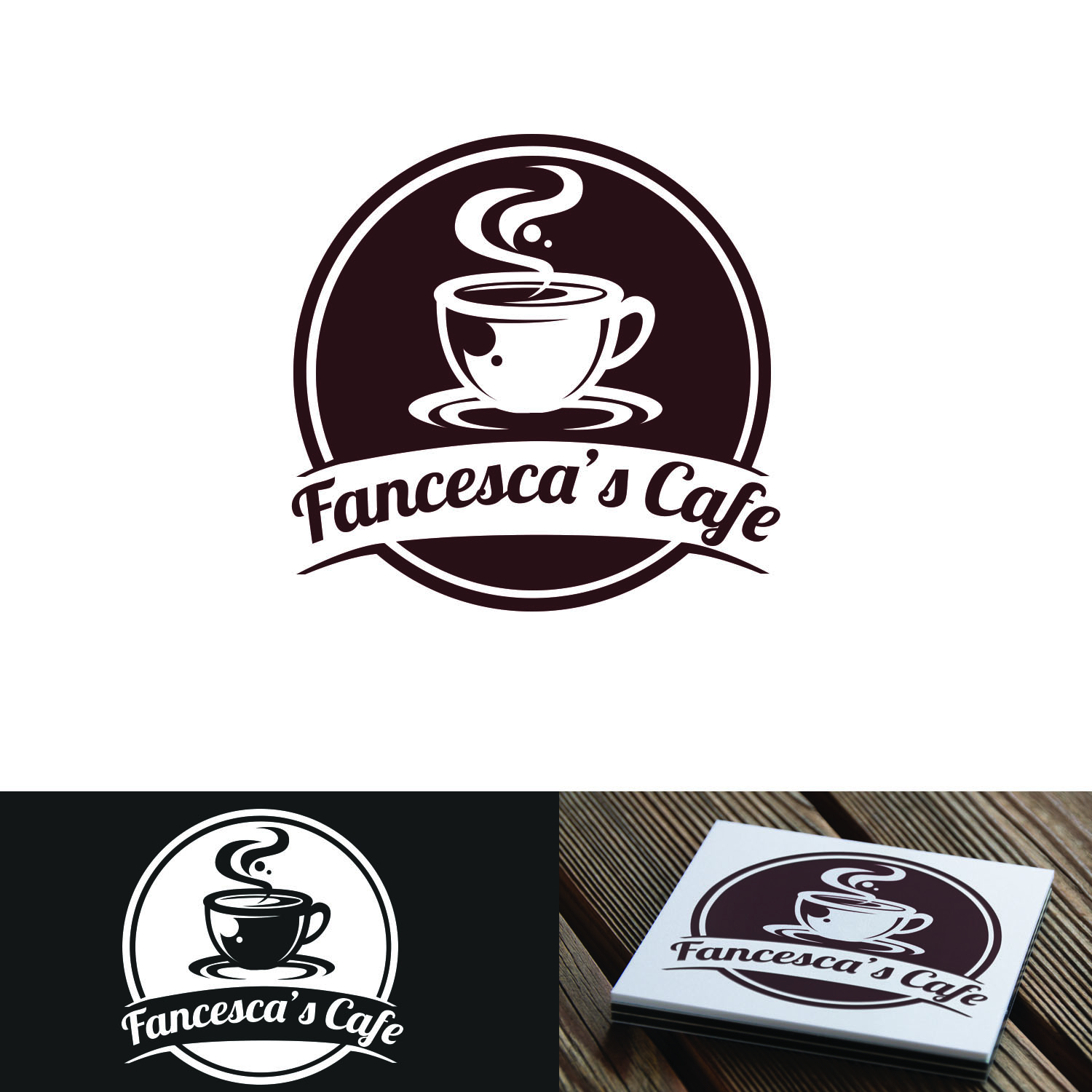 Logo Design by mikevector01 for Francesca's Cafe | Design #10535734