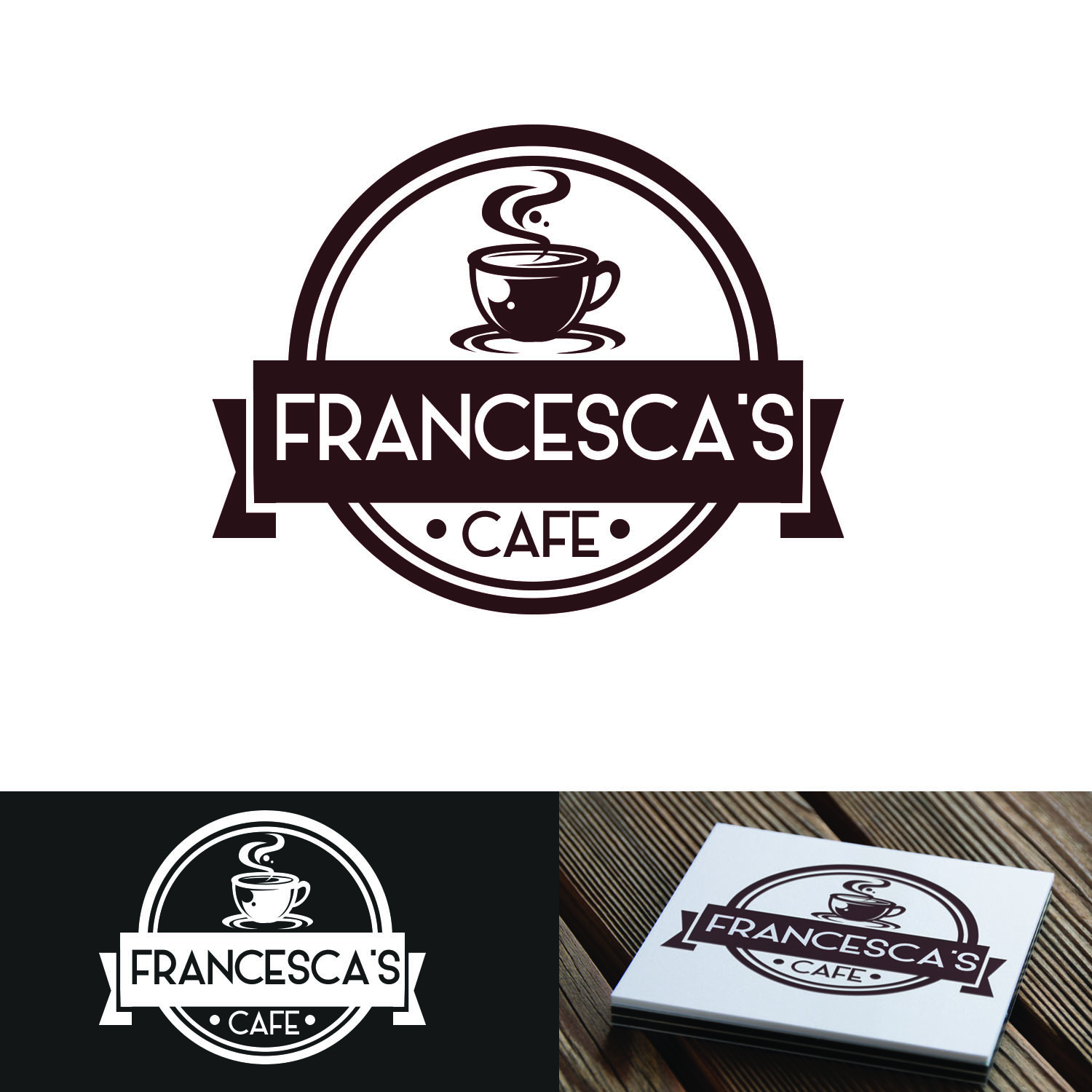 Logo Design by mikevector01 for Francesca's Cafe | Design #10536276