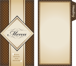 Menu Design by Robert Macwan