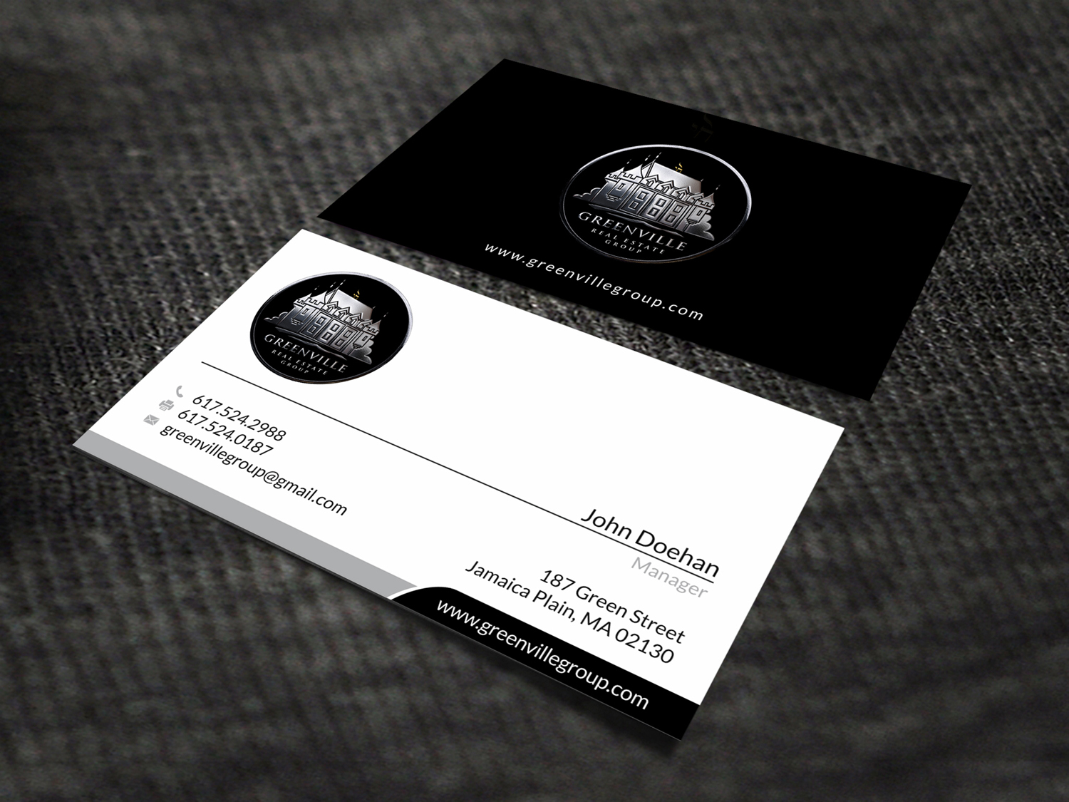 Business Card Design by SKYdesign for GREENVILLE REAL ESTATE GROUP | Design #10711216