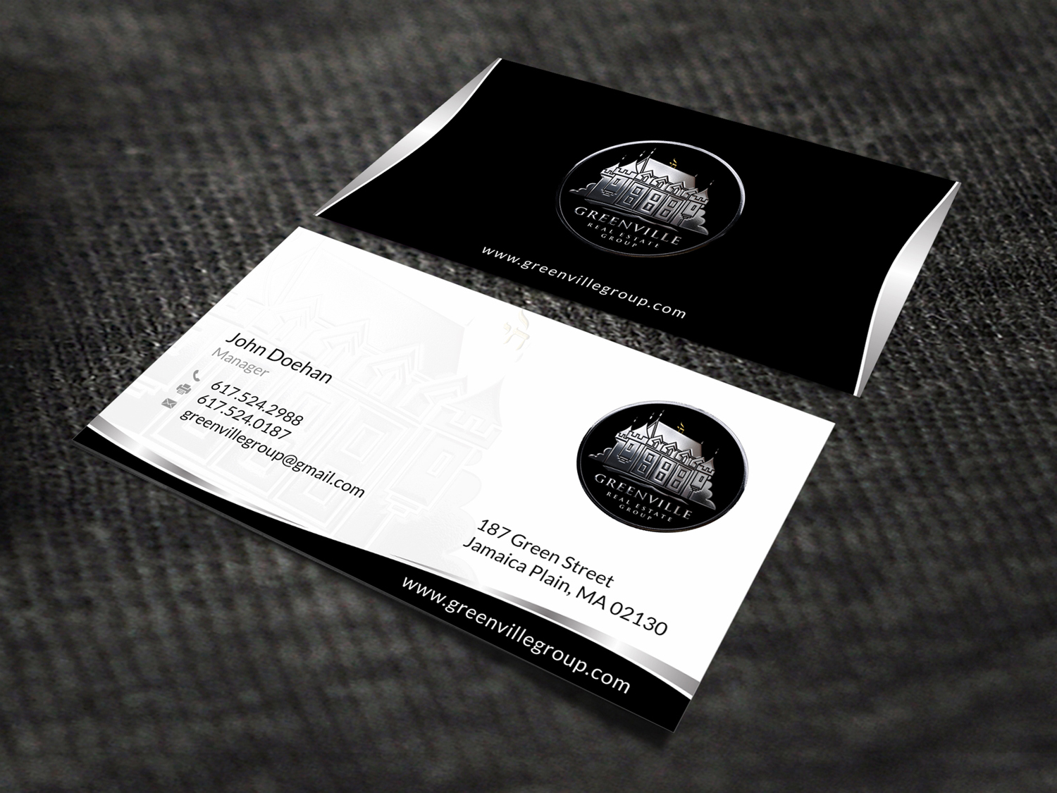 Design de Carte de Visite par SKYdesign pour GREENVILLE REAL ESTATE GROUP | Design #10711428