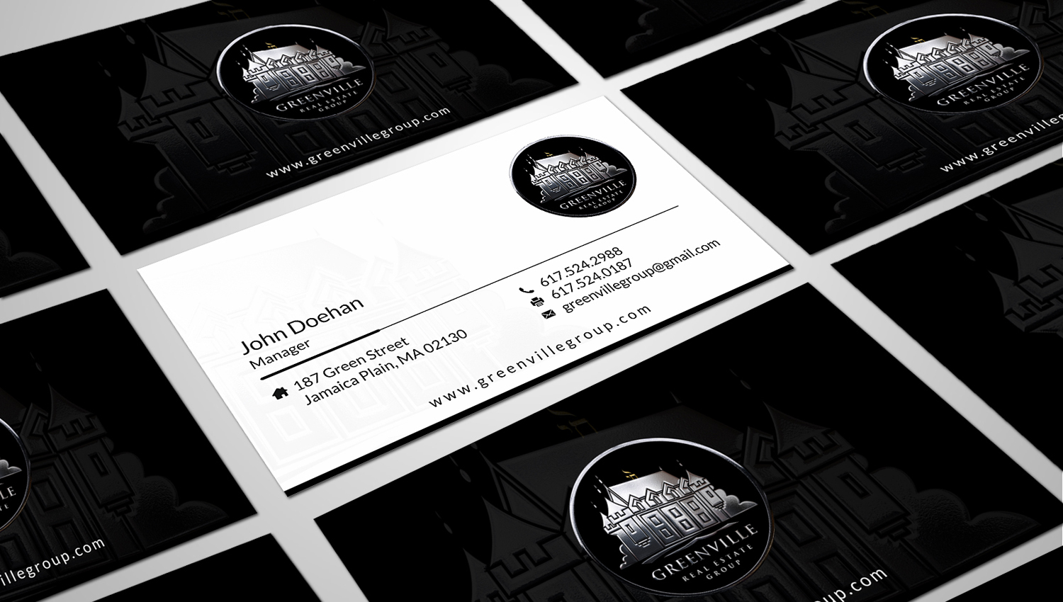 Business Card Design by SKYdesign for GREENVILLE REAL ESTATE GROUP | Design #10720153