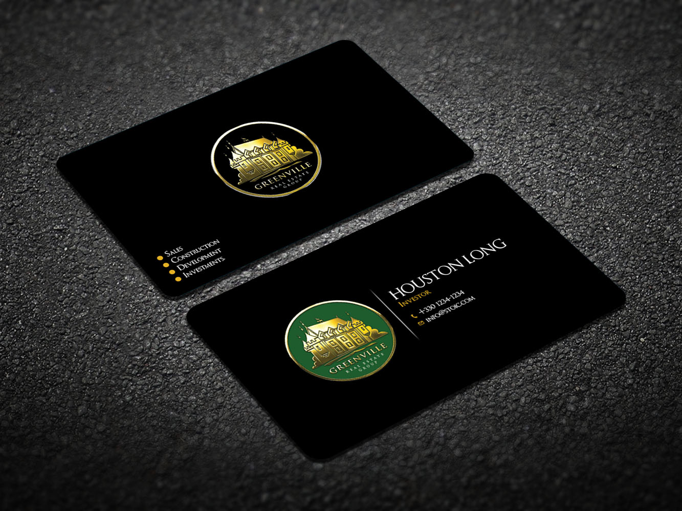 Business Card Design by Verified artistry (Design garden) for GREENVILLE REAL ESTATE GROUP | Design #10712999
