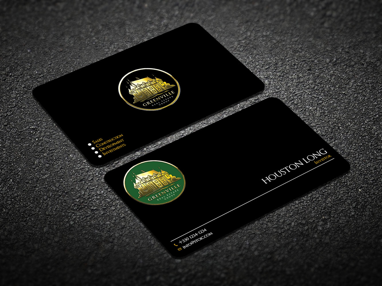 Business Card Design by Verified artistry (Design garden) for GREENVILLE REAL ESTATE GROUP | Design #10713002