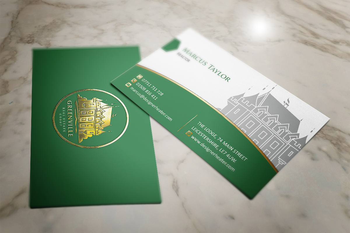 Business Card Design by Grafactory for GREENVILLE REAL ESTATE GROUP | Design #10707078