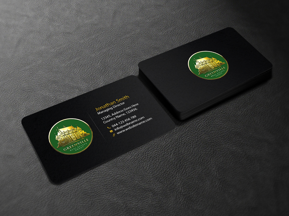 Business Card Design by Creations Box 2015 for GREENVILLE REAL ESTATE GROUP | Design #10730745