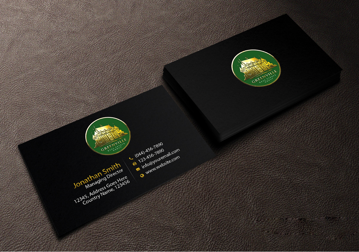 Business Card Design by Creations Box 2015 for GREENVILLE REAL ESTATE GROUP | Design #10730746