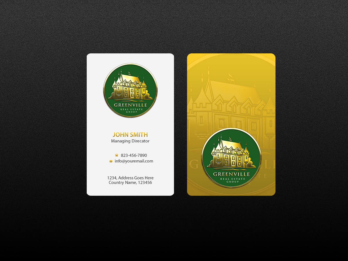 Business Card Design by Creations Box 2015 for GREENVILLE REAL ESTATE GROUP | Design #10730750