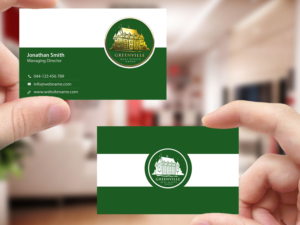 Design de Carte de Visite par Creations Box 2015 pour GREENVILLE REAL ESTATE GROUP | Design : #10730771