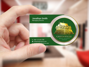 Design de Carte de Visite par Creations Box 2015 pour GREENVILLE REAL ESTATE GROUP | Design : #10730772