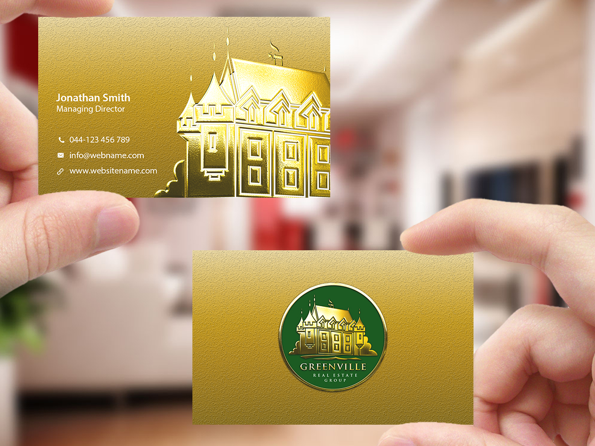 Business Card Design by Creations Box 2015 for GREENVILLE REAL ESTATE GROUP | Design #10730795