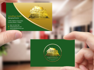 Design de Carte de Visite par Creations Box 2015 pour GREENVILLE REAL ESTATE GROUP | Design : #10730796