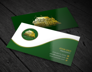 Business Card Design by Brand aid for GREENVILLE REAL ESTATE GROUP | Design: #10707825