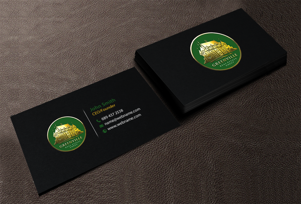 Business Card Design by chandrayaan.creative for GREENVILLE REAL ESTATE GROUP | Design #10707695