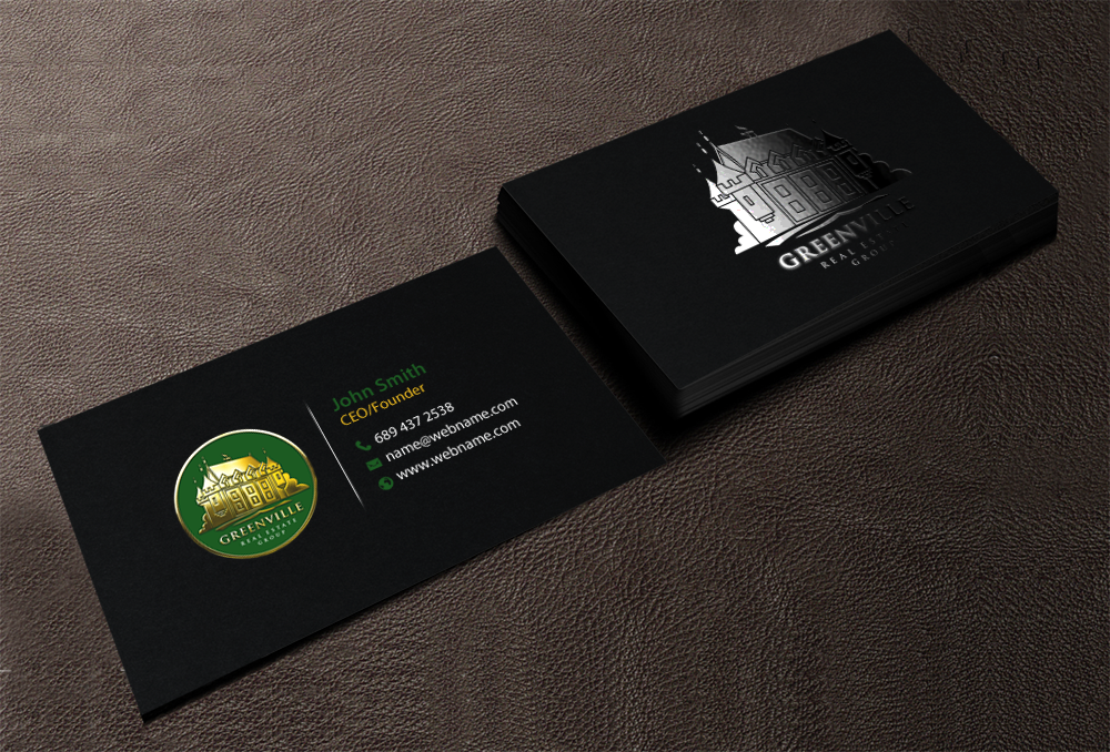Business Card Design by chandrayaan.creative for GREENVILLE REAL ESTATE GROUP | Design #10707696