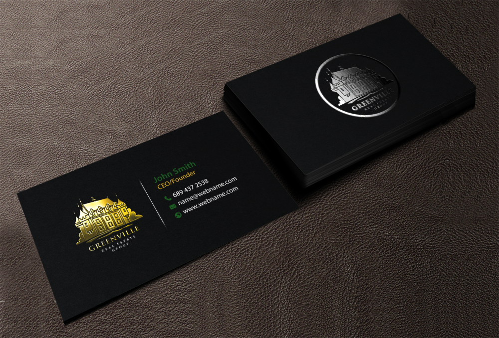Business Card Design by chandrayaan.creative for GREENVILLE REAL ESTATE GROUP | Design #10707710