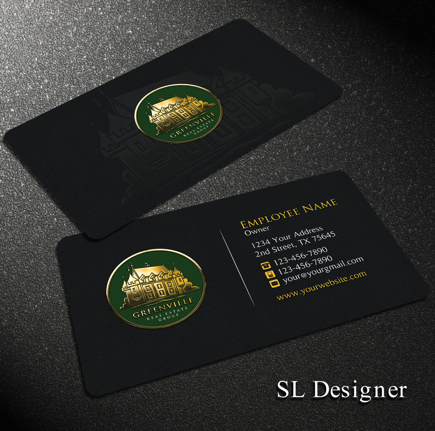 Business Card Design by SL Designer for GREENVILLE REAL ESTATE GROUP | Design #10703132
