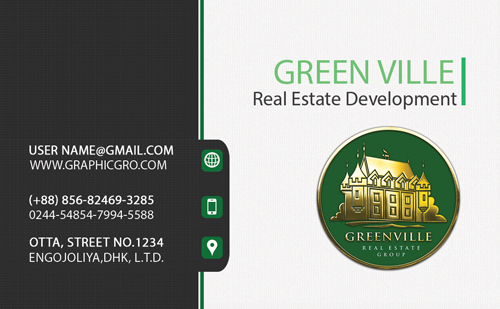 Business Card Design by shachibelani for GREENVILLE REAL ESTATE GROUP | Design #10709123