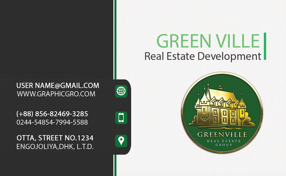 Business Card Design by shachibelani for GREENVILLE REAL ESTATE GROUP | Design #10712314