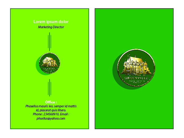 Business Card Design by iwn_itm for GREENVILLE REAL ESTATE GROUP | Design #10837793