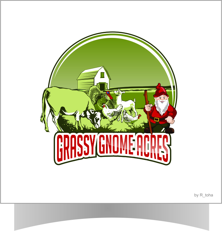 Logo Design by r-toha for Grassy Gnome Acres | Design #10554065