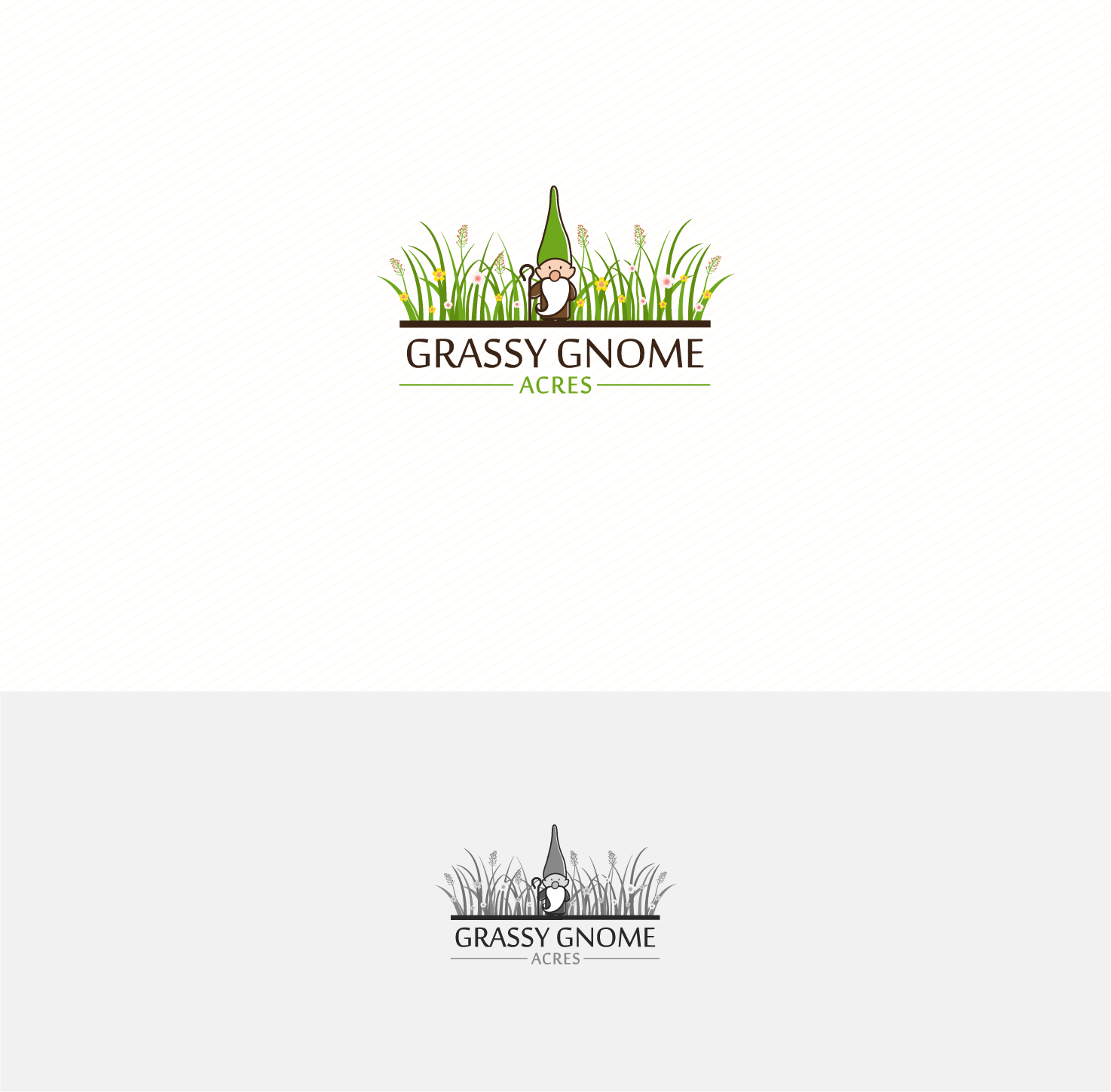Logo Design by Blind for Grassy Gnome Acres | Design #10895816