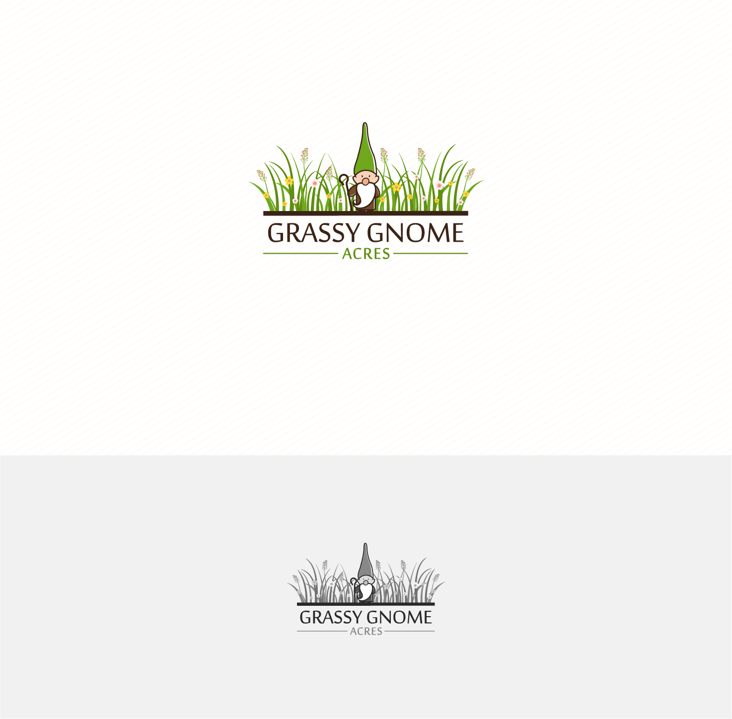 Logo Design by Blind for Grassy Gnome Acres | Design #10917486
