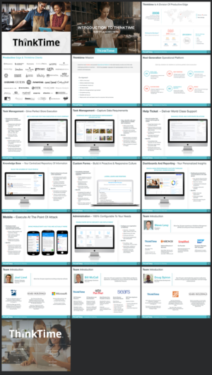 PowerPoint Design by Eminente for ThinkTime  | Design: #10586590
