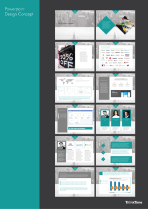 PowerPoint-Design von Munster für ThinkTime  | Design #10582619