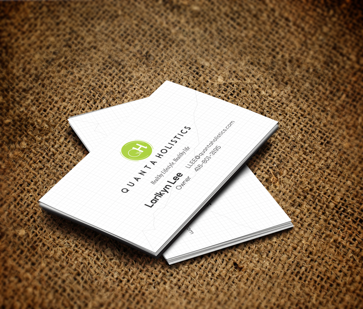 Design de Carte de Visite par JK18 pour Quanta Holistics | Design #10659082