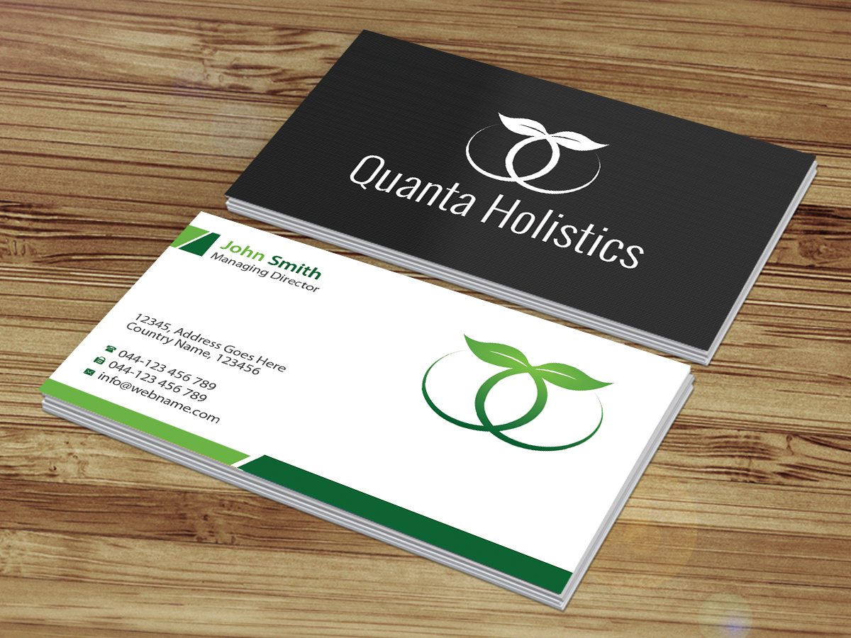 Design de Carte de Visite par Creations Box 2015 pour Quanta Holistics | Design #10541698