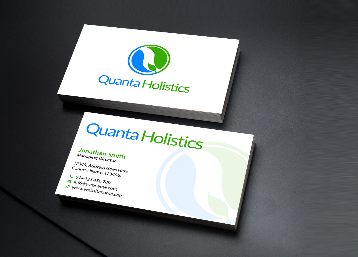 Business Card Design by Creations Box 2015 for Quanta Holistics | Design #10541715