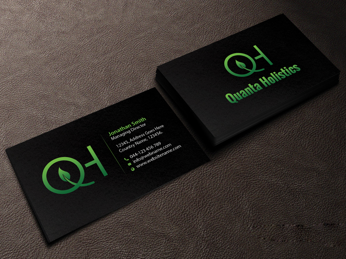 Design de Carte de Visite par Creations Box 2015 pour Quanta Holistics | Design #10559559