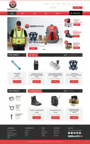 Diseño de WooCommerce por pb para Rapid Survival | Diseño: #10653849