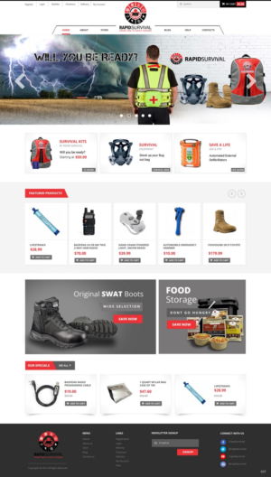 Diseño de WooCommerce por pb para Rapid Survival | Diseño: #10653854