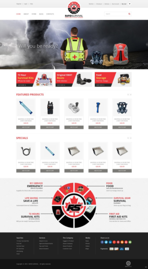 Diseño de WooCommerce por pb para Rapid Survival | Diseño: #10653855