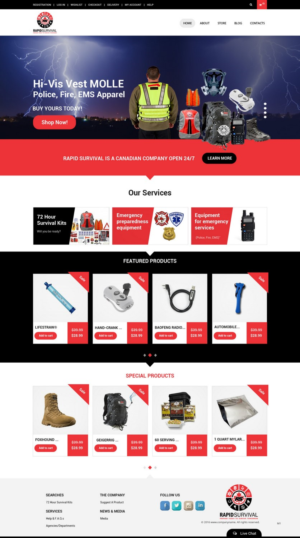 Diseño de WooCommerce por pb para Rapid Survival | Diseño: #10653856