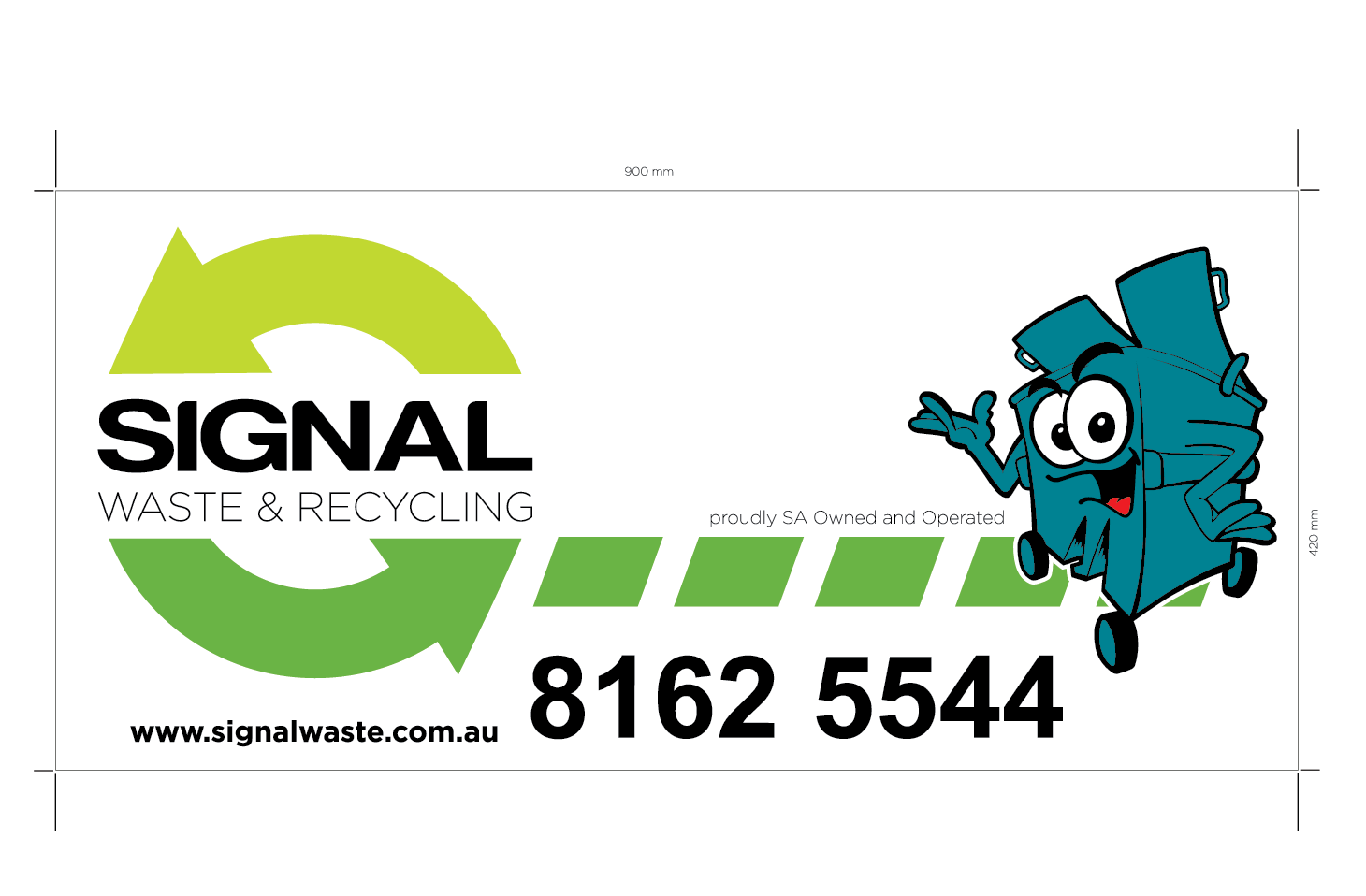 Logo-Design von mosu für Signal waste and recycling | Design #10530413