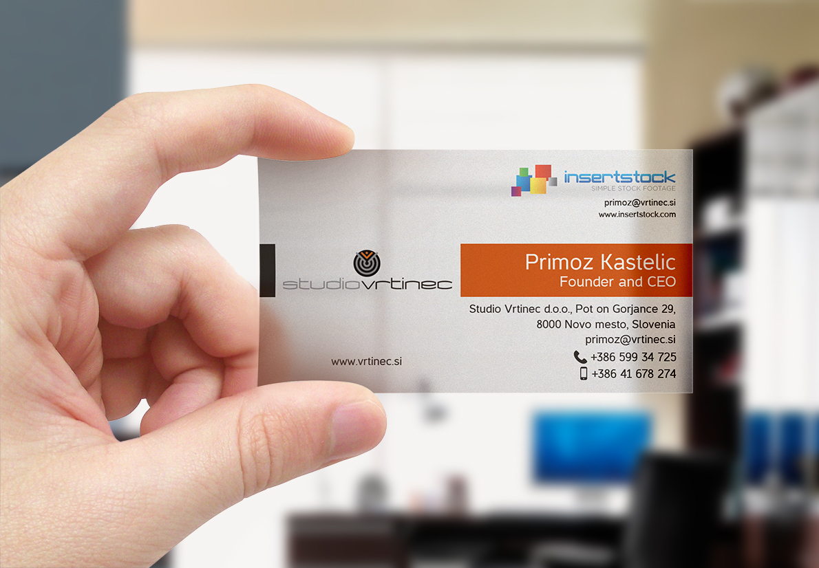 Visitenkarten-Design von Paussome für Studio Vrtinec d.o.o. | Design #2212874